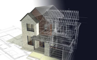 #d model of a new residential building